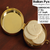 24k GP Brass Pyx | Textured Lamb of Peace | 2" x 5/8“ | Loop Attached | Made In Italy 24k GP Brass Pyx | Textured Lamb of Peace | 2" x 5/8“ | Loop Attached | Made In Italy