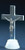 Nightlight Crucifix Clear Acrylic Cross with Plastic Silver Finish Corpus on Base With LED Light measures 5 and 1 half inches RO46938 Nightlight Crucifix Clear Acrylic Cross with Plastic Silver Finish Corpus on Base With LED Light measures 5 and 1 half inches RO46938
