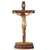 Standing Crucifix Light Brown Cross With Painted Corpus on Decorative Base made of Resin measures 8 and 1 half by 6 inches RO62629 Standing Crucifix Light Brown Cross With Painted Corpus on Decorative Base made of Resin measures 8 and 1 half by 6 inches RO62629