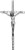 Wall Crucifix silver toned patterned Cross and Corpus Imported From Italy measures 3 and 1 half inches TEI4005 Wall Crucifix silver toned patterned Cross and Corpus Imported From Italy measures 3 and 1 half inches TEI4005