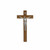 Wood Wall Crucifix 8 Inch Brown Italy Style CL42