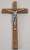 Wall Crucifix Details Pear Wood Cross With Medium Brown Finish and Pewter Corpus Made In Italy measures 9 and 1 half inches TIE4284 Wall Crucifix Details Pear Wood Cross With Medium Brown Finish and Pewter Corpus Made In Italy measures 9 and 1 half inches TIE4284