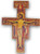San Damiano Crucifix Reproduction Vivid Colors measures 5 and 1 half inches Imported From Italy San Damiano Crucifix Reproduction Vivid Colors measures 5 and 1 half inches Imported From Italy