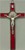 Saint Benedict Crucifix Red and Silver Cross with Silver Finish Corpus and Medal made of Metal With Enamel Inlay measures 7 and 1 half inches TIE42530 Saint Benedict Crucifix Red and Silver Cross with Silver Finish Corpus and Medal made of Metal With Enamel Inlay measures 7 and 1 half inches TIE42530