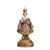 Infant of Prague Statue in ornate detail on base with small drawer stands 9 and 1 half inches high made of resin 62813
