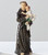 statue of saint anthony of padua holding Infant Jesus made of resin stands 3 and 1 half inches high ro50279