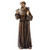 statue of saint francis with birds stands 6 and 1 quarter inches tall made of resin ro60684