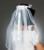 First Communion Veil with satin ribbon wreath headdress and ribbon Edge measures 22 inches RO92024 First Communion Veil with satin ribbon wreath headdress and ribbon Edge measures 22 inches RO92024