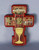 Christ & Blessed Sacrament | Communion Cross | Wood With Beveled Edges Christ & Blessed Sacrament | Communion Cross | Wood With Beveled Edges