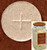 Wheat Altar Bread - close up - 1-3/8" Diameter - Clear Container  Wheat Altar Bread - close up - 1-3/8" Diameter - Clear Container