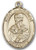 14 Karat Oval Medal-Size Small-5/8"-St. Alexander