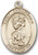 14 Karat Oval Medal-Size Small-5/8"-St. Christopher