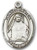Sterling Silver Oval Medal-Size Large-24" Chain-1 1/4"-St. Edith Stein Sterling Silver Oval Medal-Size Large-24" Chain-1 1/4"-St. Edith Stein