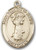 14 Karat Oval Medal-Size Small-5/8"-St. Francis of Assisi