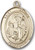 14 Karat Oval Medal-Size Large-1 1/4"-St. James 14 Karat Oval Medal-Size Large-1 1/4"-St. James
