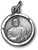 Sterling Silver Round Medal-18" Chain-1/2"-St. Jude - BL601JSS