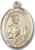 14 Karat Oval Medal-Size Medium-7/8"-St. Jude