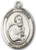 Sterling Silver Oval Medal-Size Large-24" Chain-1 1/4"-St. Peter Sterling Silver Oval Medal-Size Large-24" Chain-1 1/4"-St. Peter