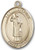 14 Karat Oval Medal-Size Small-5/8"-St. Stephen