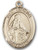 14K Gold Filled Oval Medal-Size Large-24" Chain-1 1/4"-St. Veronica