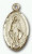 Miraculous Medal 14 Karat Gold 13/16 x 9/16 - NO Chain