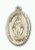 Miraculous Medal 14 Karat Gold 1/2 x 3/4 - NO Chain