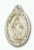 Gold Filled Miraculous Medal 24 Inch Chain with writing around edge 