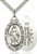 Miraculous Medal Sterling Silver 24" Chain - BL4145MSS24S