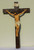 Wall Crucifix Dark Brown Cross with Hand-Painted Color Corpus made of Resin measures 15 and 1 half by 30 and 1 fourth inches PT9507