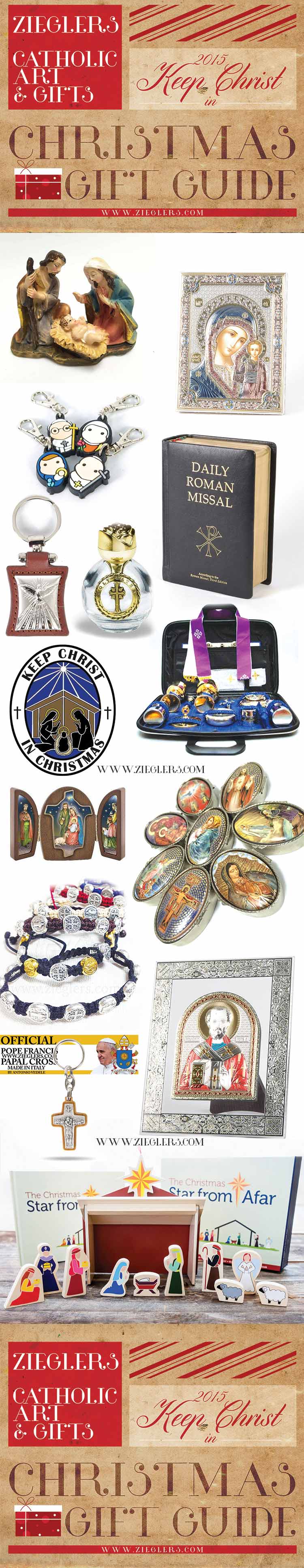Zieglers Catholic Art & Gifts 2015 Keep Christ In Christmas Gift