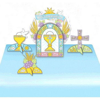 Eucharistic Symbols First Communion Decorations With Balloons