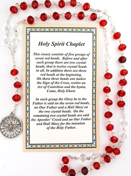 Holy Spirit Chaplet, Confirmation Gifts, Rosary Favors, Mini