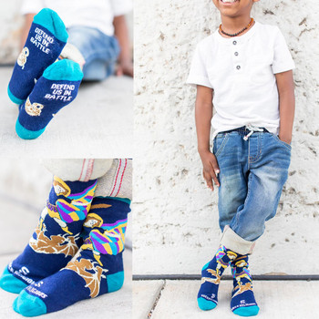 Saint Michael Socks | Kids | Cotton Nylon & Spandex | One Size | USA | MICK