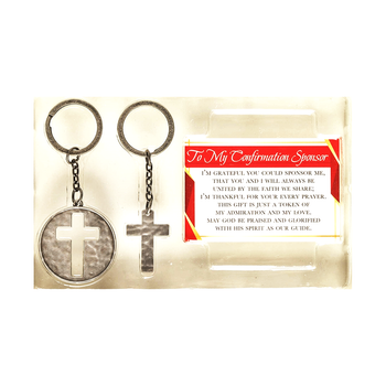 Cross on sale keychain bulk