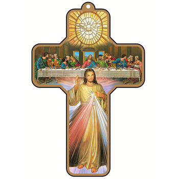 Divine Mercy Crucifix - with simple cross | Germany