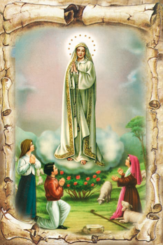 Our Lady of Fatima with Children Magnet | 1.5