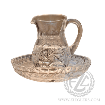 Bowl and Pitcher Set, Crystal, 100618SET, Poland - F.C. Ziegler