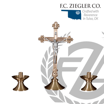 1965AltarCrucifixandcandlestic