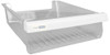 LG 3391JA2055A LG Electronics Refrigerator Meat Drawer/Tray, Clear with White Trim