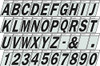 Fisher Paykel 839226 The Hillman Group 1 1/2-Inch Black on Silver Reflective Square-Cut Mylar House, Number 4