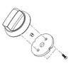 LG AEZ74073416 KNOB ASSEMBLY