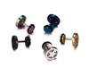 Bosch 11030909 JAJAFOOK 5Pairs/Pack,Men Women Stainless Steel Star Pentagram Pentacle Plugs Tunnel Stud Earring