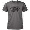 Bosch 12025330 Vine Fresh Tees - I'm with These Gays T-Shirt - Medium, Heavy Metal