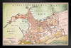 Fisher Paykel 847373 Poster Foundry Alexandria Vintage Antique Style Map Black Wood Eco Framed Print 9x13