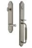 Fisher Paykel 842913 Grandeur Hardware Arc One-Piece Handleset with C Grip and Georgetown Lever in Satin Nickel, Backset Size-2.375", Single Cylinder Lock