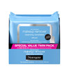 Fisher Paykel 212571 Neutrogena Makeup Remover Cleansing Towelettes, Daily Cleansing Face Wipes to Remove Waterproof Makeup and Mascara, Alcohol-Free, Value Twin Pack, 25 count, 2 Pack