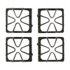 Whirlpool W10335352A GRATES,SET OF 4,BLACK-WF
