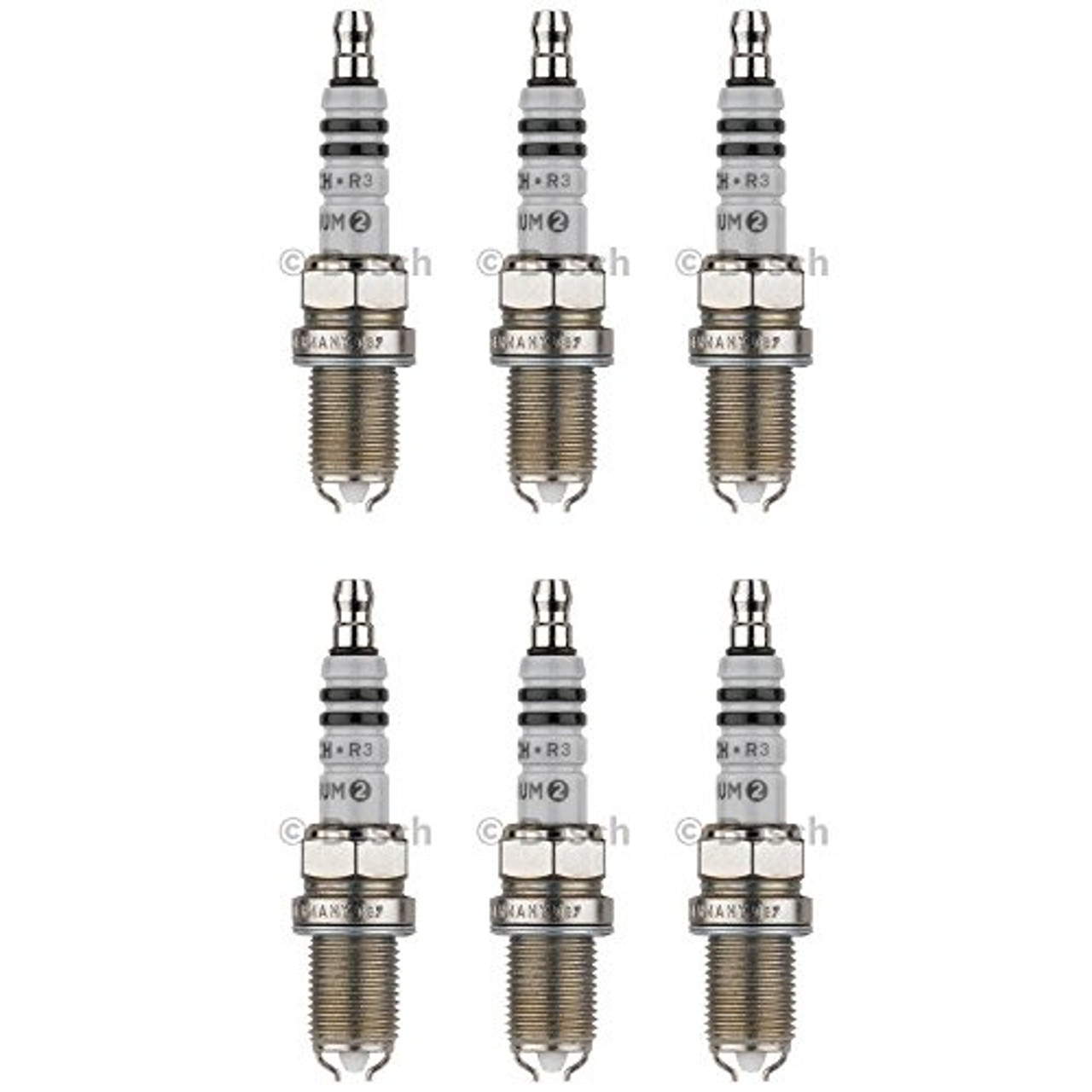 BSH HOME APPLIANCES 43016 New Spark Plug Set of 6 4301 Platinum 2