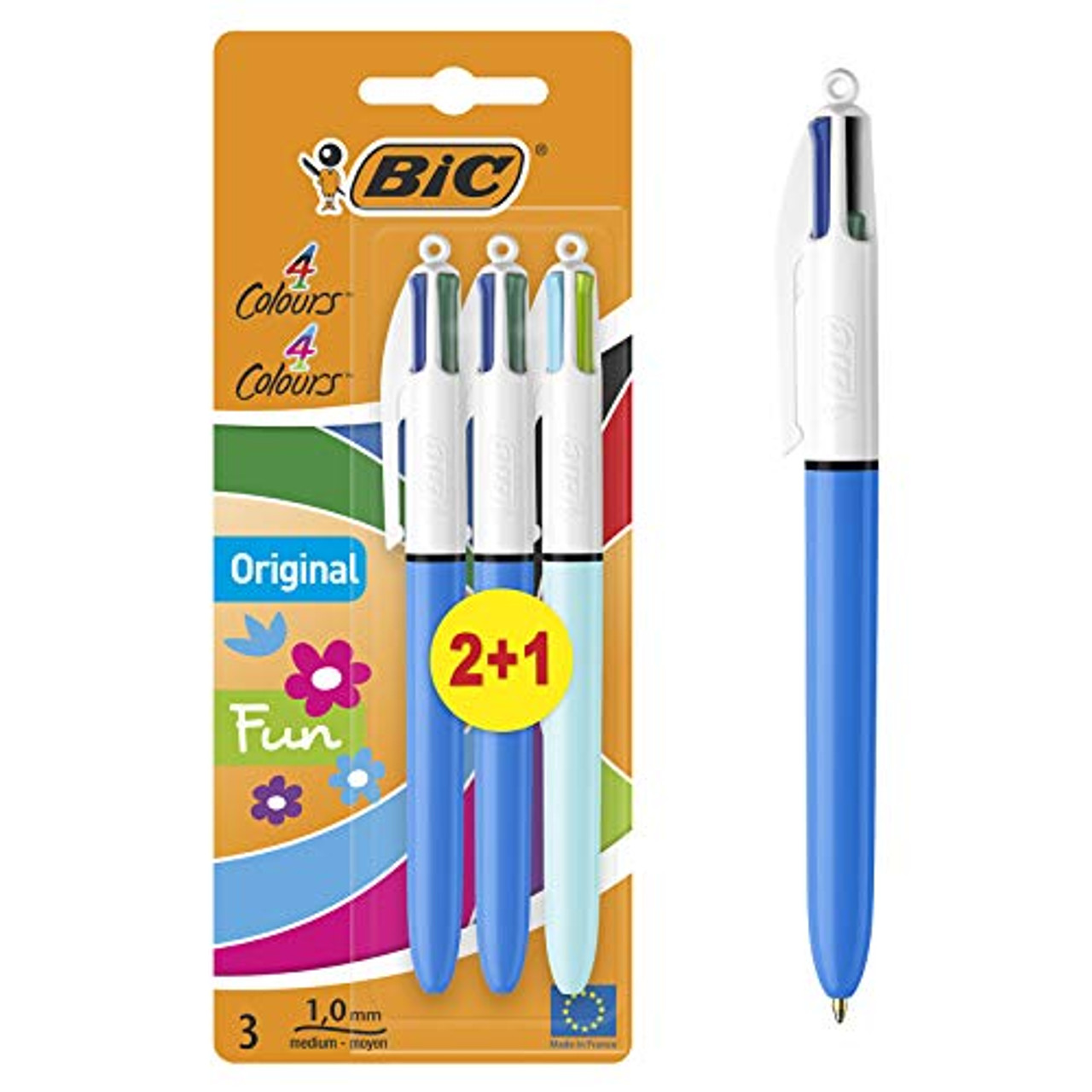 Bolígrafo BIC 4 colores