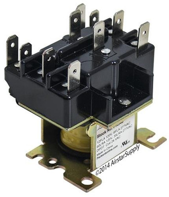 Packard PR340 White Rodgers 90-340 • 90-340 Replacement Heavy Duty Switching Fan Relay DPDT 24 VAC Coil.